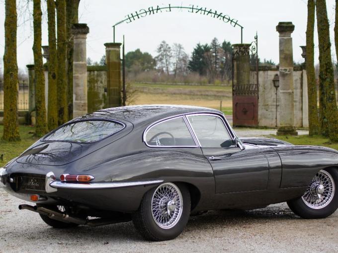 Jaguar Type E 3,8L Coupé - FR / Historique complet / Superbe de 1962