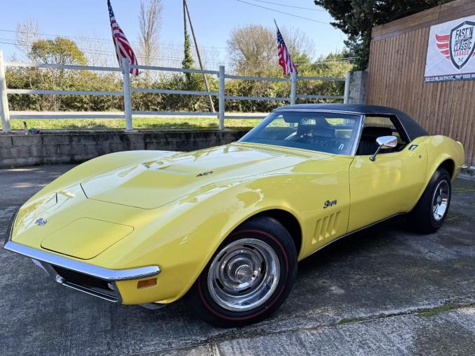 Chevrolet Corvette C3, Cabriolet, 427 Ci BIG BLOCK avec Hard-Top de 1969