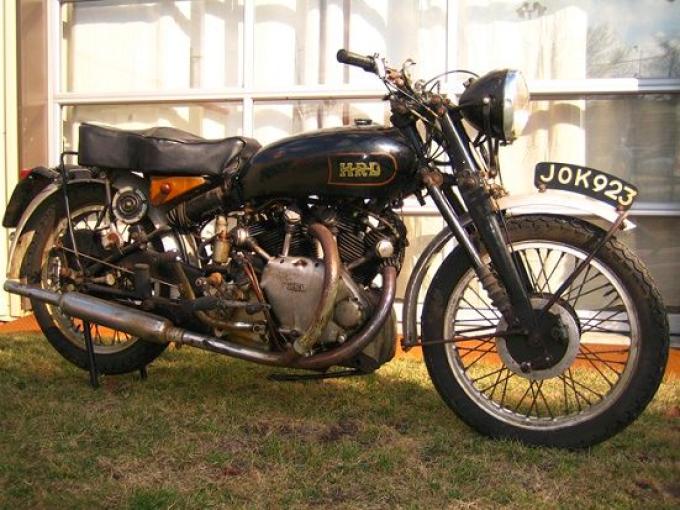 Moto Vincent HRD Rapide de 1948