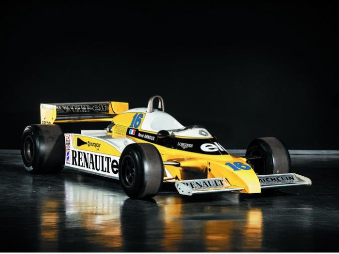 Proto/compétition Monoplace Renault RE 27 B Formule 1 de 1981