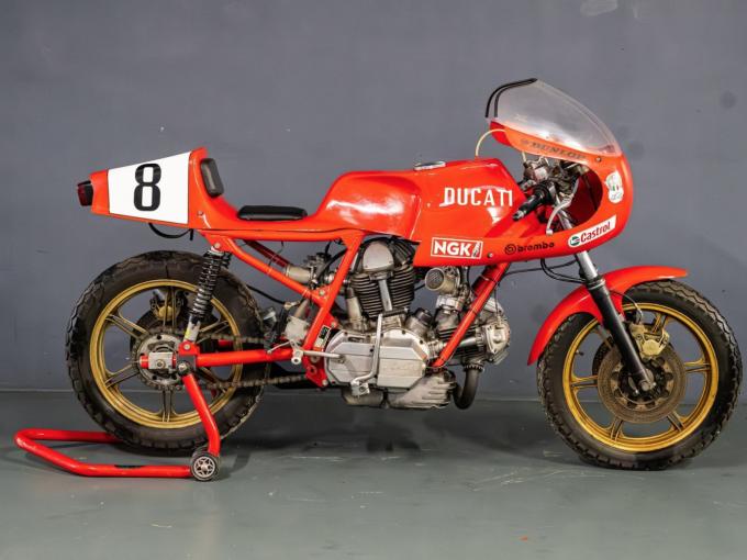 Moto Ducati 900 NCR Racer évocation de 1976