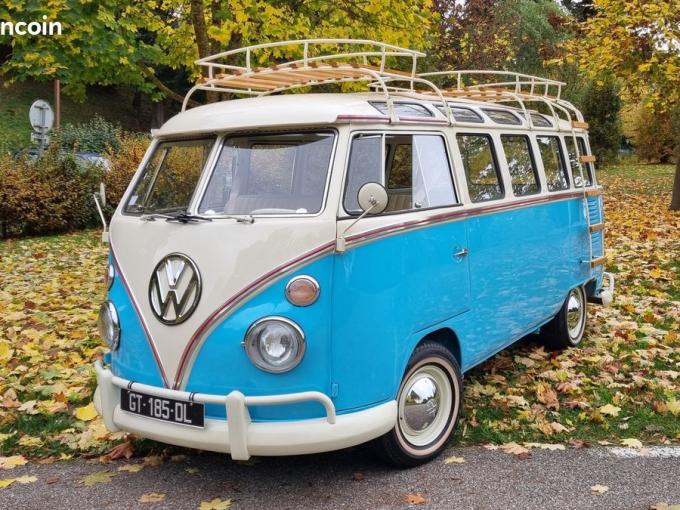 Volkswagen Combi T1 Bus équipé Samba de 1973