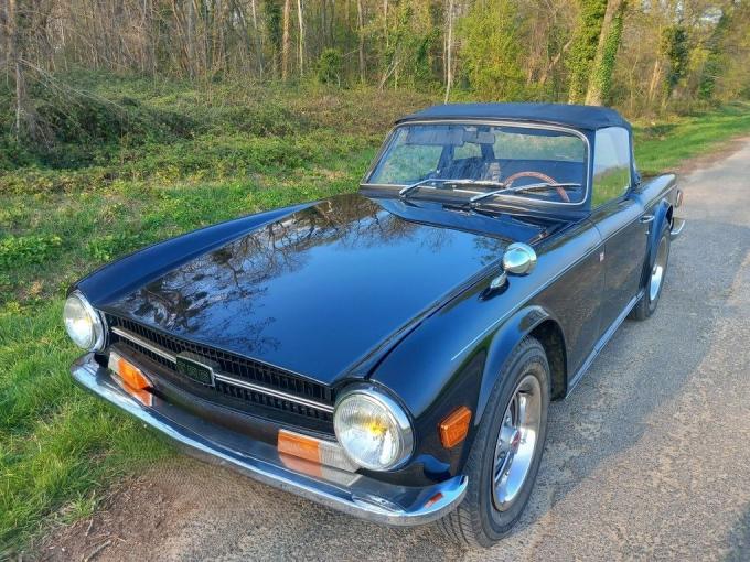 Triumph TR6 PI, moteur 2,5L,Boite 4 et Overdrive  de 1970