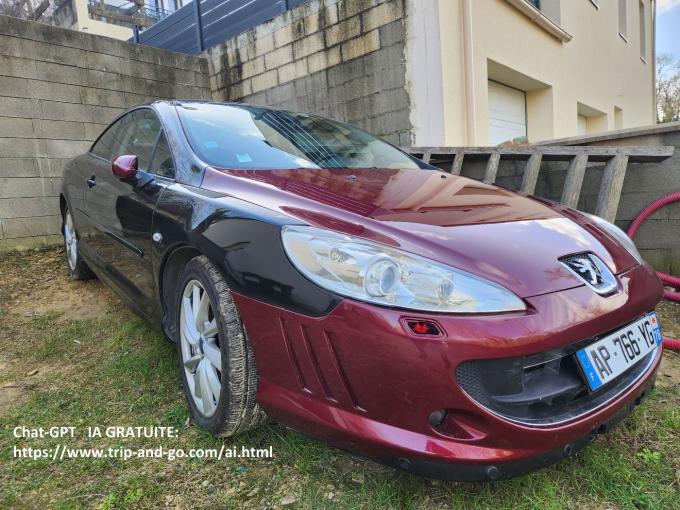 Peugeot 407 coupé BI-Ton Modele Renové, Nombreuses Pieces neuves de 2006