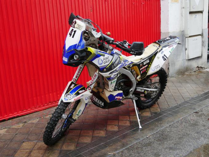 Moto yamaha WR450F Rally de 2017