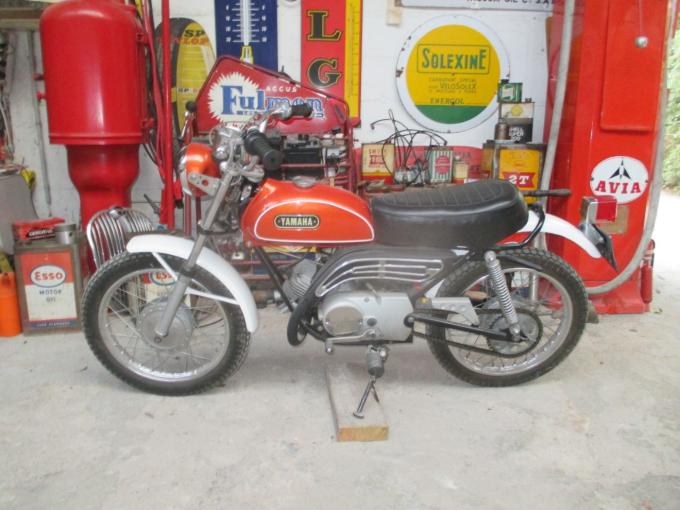 Moto yamaha MINI ENDURO 50 FT 1 de 1971