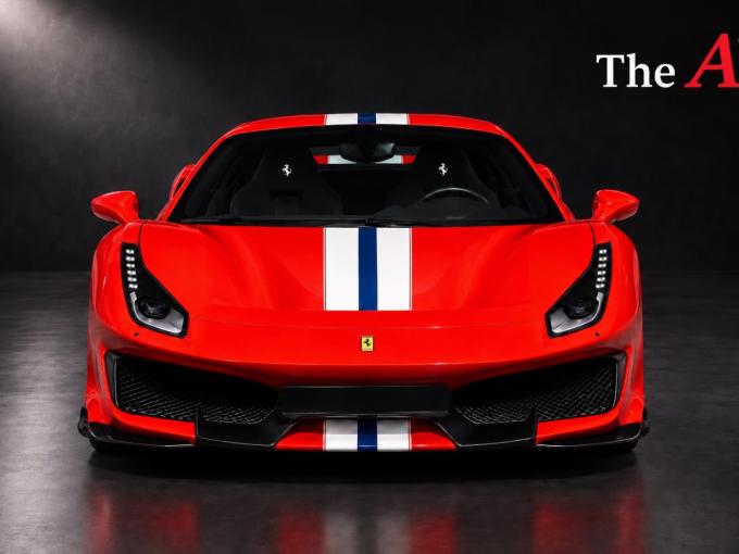 Ferrari 488 pista de 2018