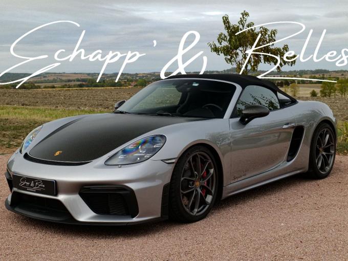 Porsche 718 Spyder 4.0l BVM Gris Argent GT de 2019