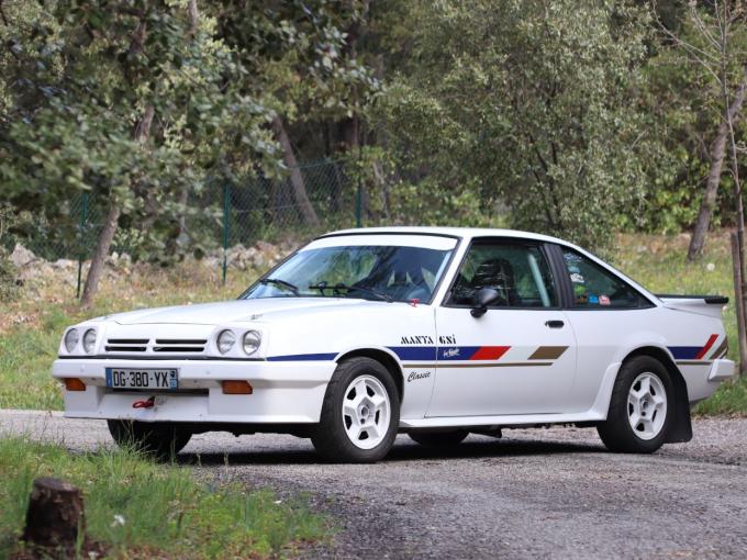 Opel Manta  préparée pour VHRS de 1984