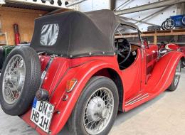 BSA Scout cabriolet avec capote