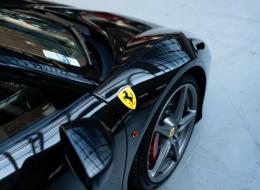 Ferrari 458 Italia *Nero Daytona & cuir Ciocolatto*
