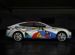 Tesla S 85 « Art Car » by Peter Klasen