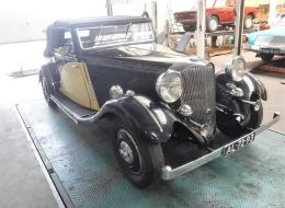 Brough Superior avec 6 cyl. Hudson bloc-moteur