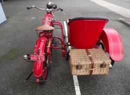 Moto  Indian Powerplus avec side-car