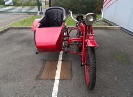 Moto  Indian Powerplus avec side-car
