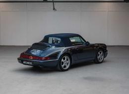 Porsche 964 Carrera 4 Cabriolet BVM *Marineblau metallic /