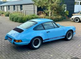 Porsche 911 E Bleu Gulf Coupé