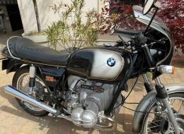 Moto BMW R90S silver smoke