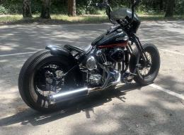 Moto Harley Davidson Shovelhead Bobber