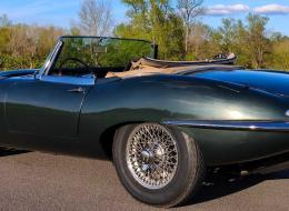 Jaguar Type E s&eacute;rie 1 cabriolet plancher plat