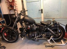 Moto yamaha XS650 custom bobber